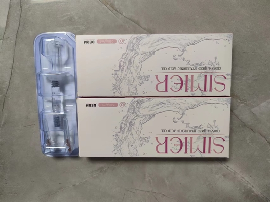 สารประกอบผิวหนังใสฝีปากผิวหน้า 24mg/Ml การฉีดกรดไฮยอลูรอนิก