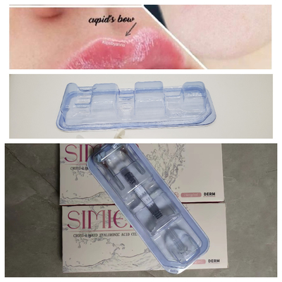 สูตรฉีดกรดไฮยอลูรอนิก Ha Hyaluronic Acid Lip Filler 24mg/Ml รักษาผิวหน้า