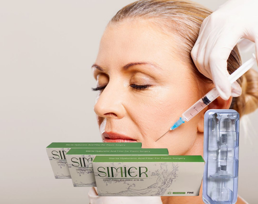 CE Hyaluronic Acid Lip Facial Dermal Filler Cross Linked Injectable Fillers for wrinkles สารสกัดผิวหน้าที่ติดต่อกัน