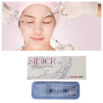 CE 1ml Deep Derm Facial Dermal Filler ไฮยอลูรอนิกแอซิด HA ริมฝีปาก