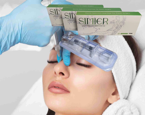 การดูแลผิวหนัง สัมผัสเคส ไฮยอลูรอนิกแอซิด หน้าฉีด 1 ml 2 ml ผิวหนัง Filler