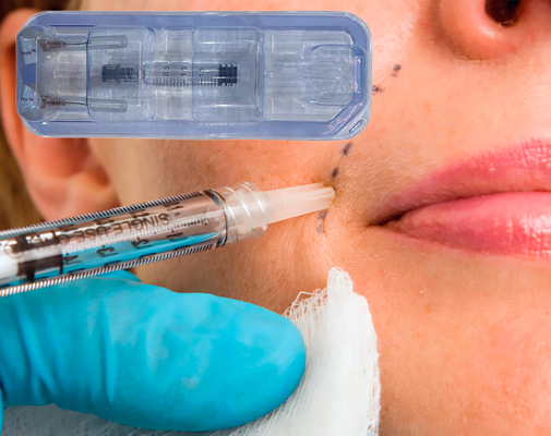 Hyaluronic Acid Crosslinked Dermal Filler 2ml Hyaluron Pen สําหรับฝีปากขน