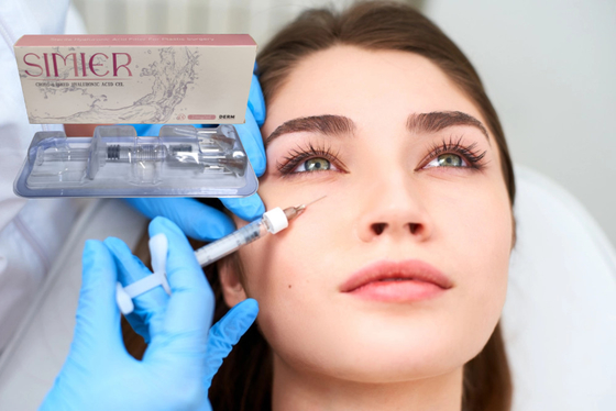 สัมพันธ์ข้าม SIMIER Dermal Filler 2ml การฉีดกรดไฮดรอลิกสําหรับใบหน้า