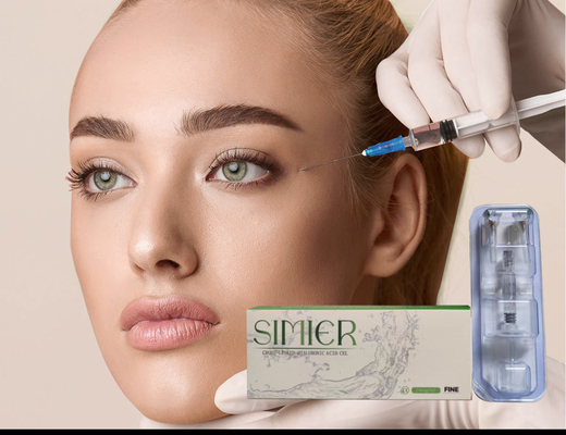 สัมพันธ์ข้าม SIMIER Dermal Filler 2ml การฉีดกรดไฮดรอลิกสําหรับใบหน้า